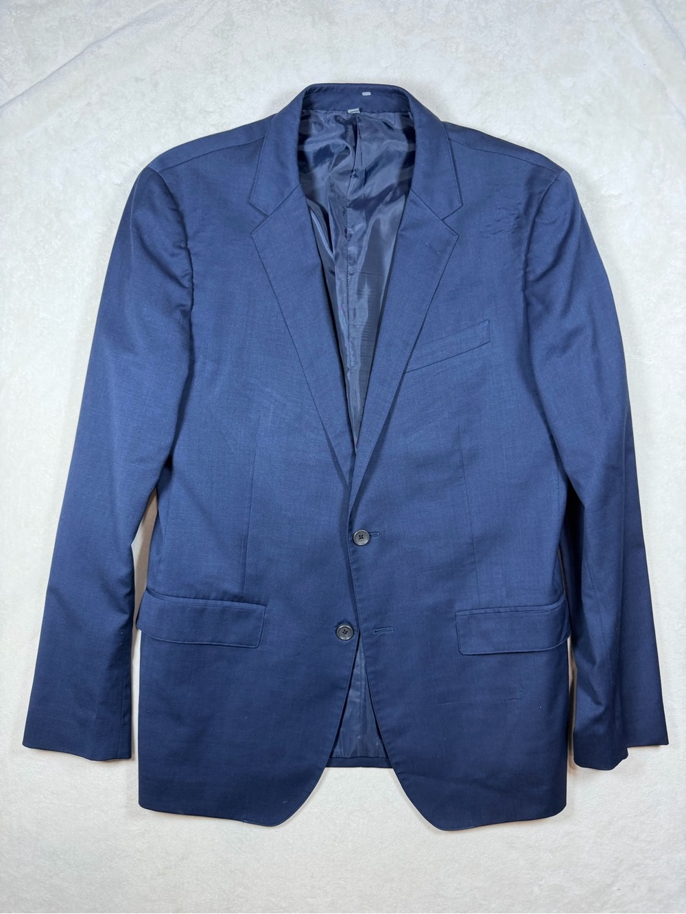 Bonobos 44L Wool Blend Slim Fit Navy Two-Button 2 Vent Men's Blazer Sport Coat